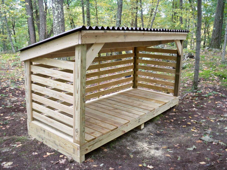 Building a Firewood Storage Shed